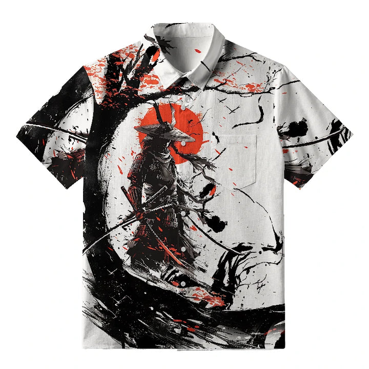 Samurai's Majesty Button-up Shirt