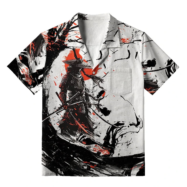 Samurai's Majesty Aloha Hawaiian Shirt