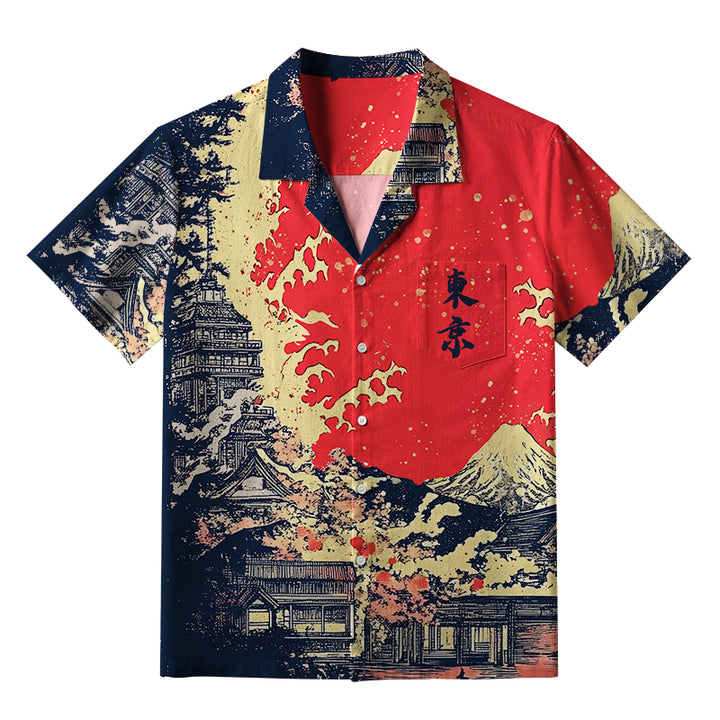 Traditional Japanese Scenery Aloha Hawaiian Shirt