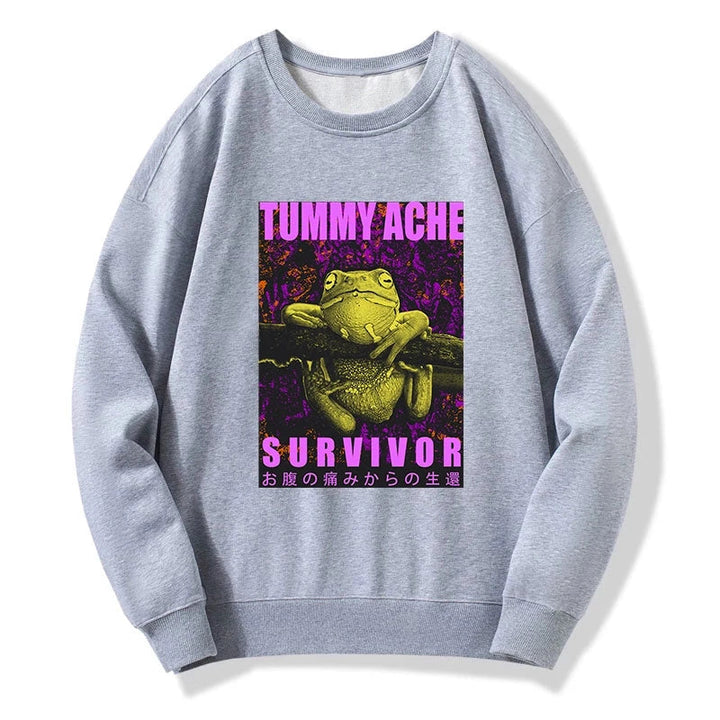 A Frog With Stomachache Sweatshirt