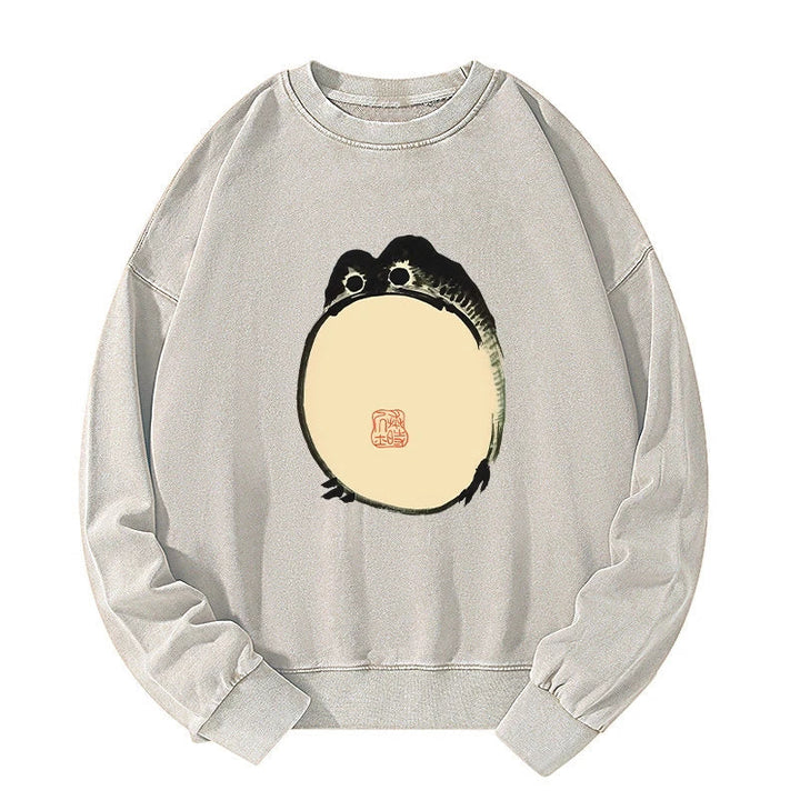 Grumpy Frog Japanese Washed Sweatshirt