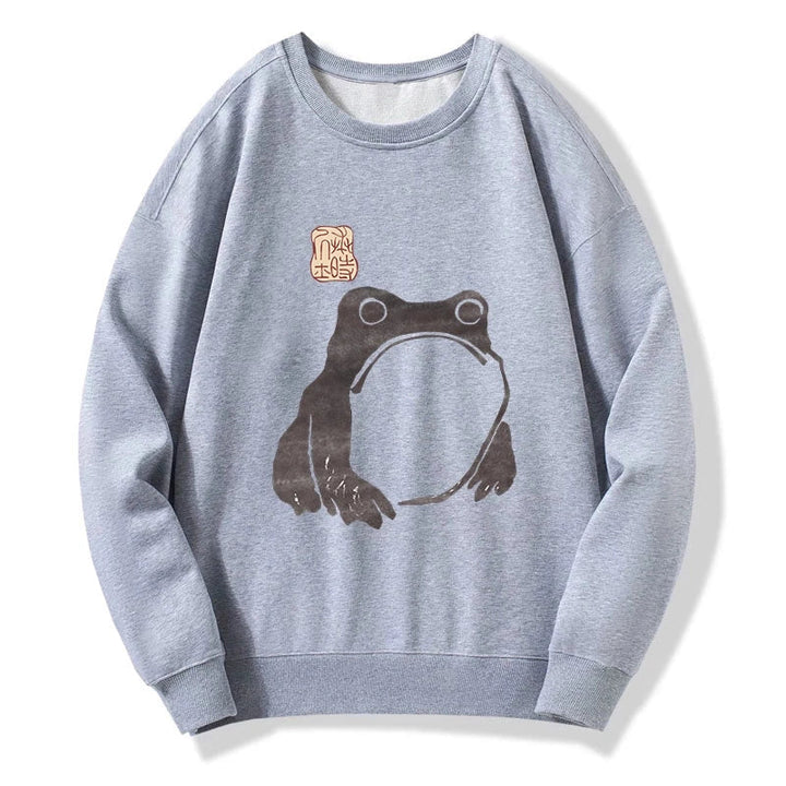 Matsumoto Hoji woodblock print frog Sweatshirt