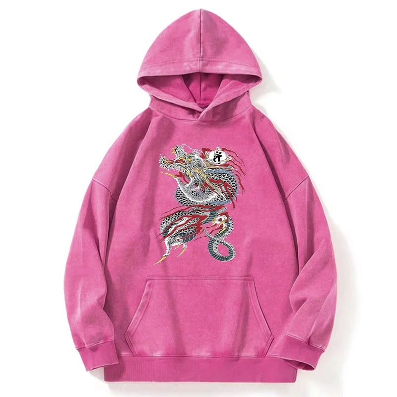 Dragon of Dojima Washed Hoodie