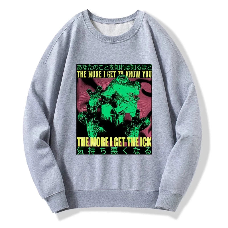 Scary Frog Japanese Sweatshirt