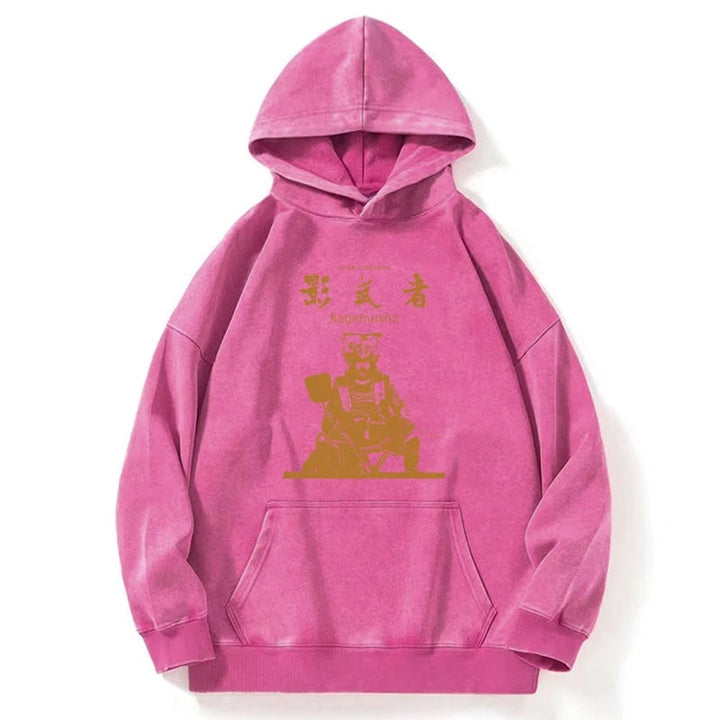 Japanese Shadow Samurai Washed Hoodie