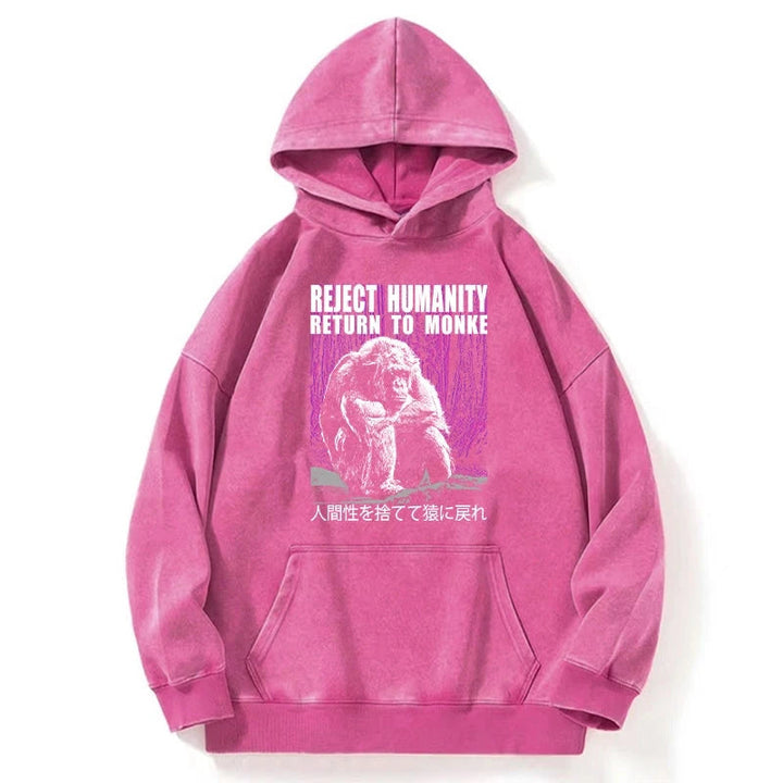 Reject Humanity Return To Monkey Washed Hoodie