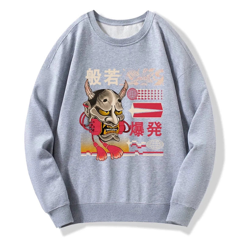 Hannya Mask Japanese Sweatshirt