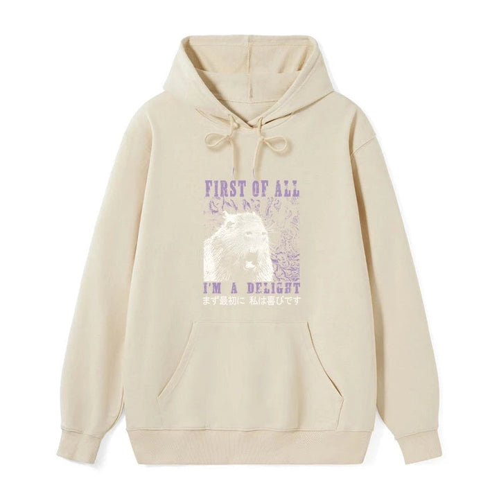 First Of All I'm A Delight Classic Hoodie