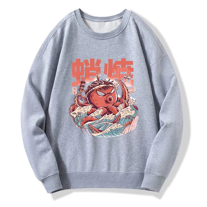 The Great Wave Takoyaki Japanese Sweatshirt