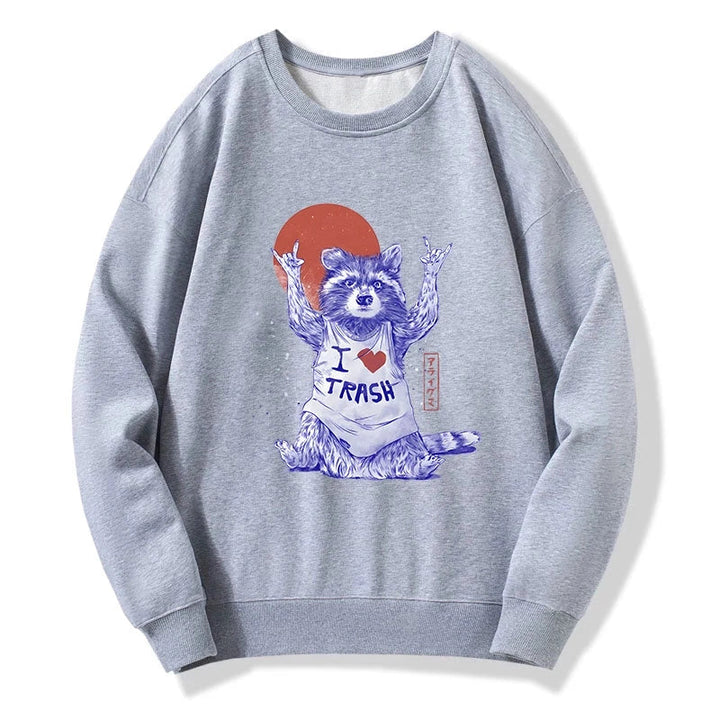 I love Trash Sweatshirt