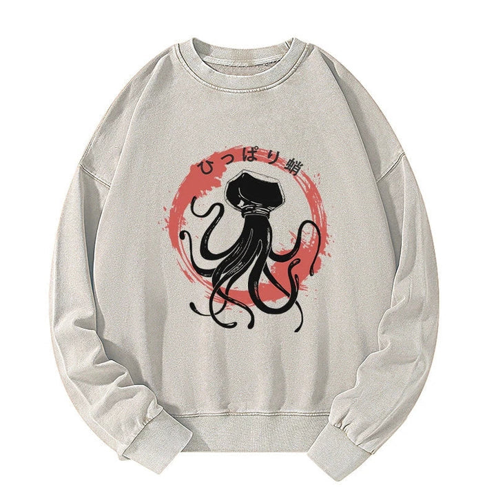 Vintage Octopus Japanese Washed Sweatshirt