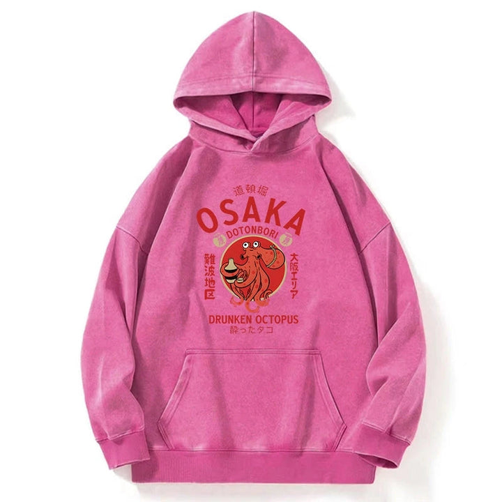 Drunken Octopus Japan Washed Hoodie