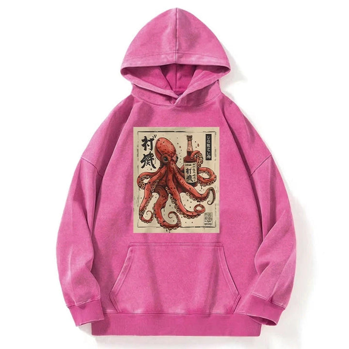 Osaka Sak¨¦ Octopus Washed Hoodie