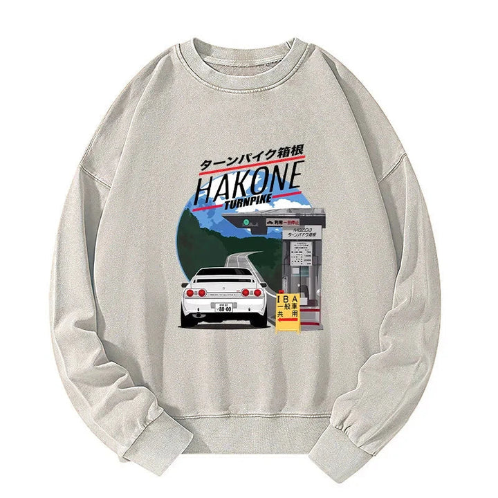 Hakone Nissan Skyline R32 JDM Washed Sweatshirt