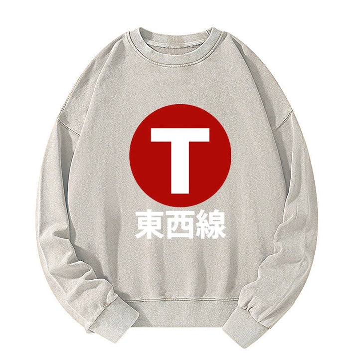 Tozai Line Kyoto Washed Sweatshirt