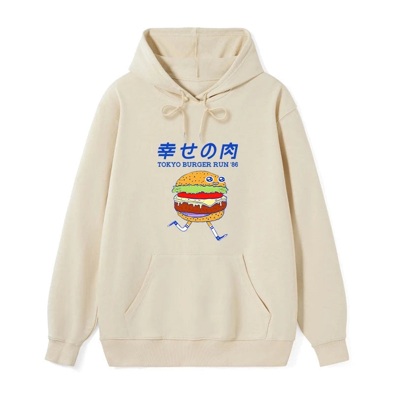 Tokyo Burger Run Japanese Classic Hoodie