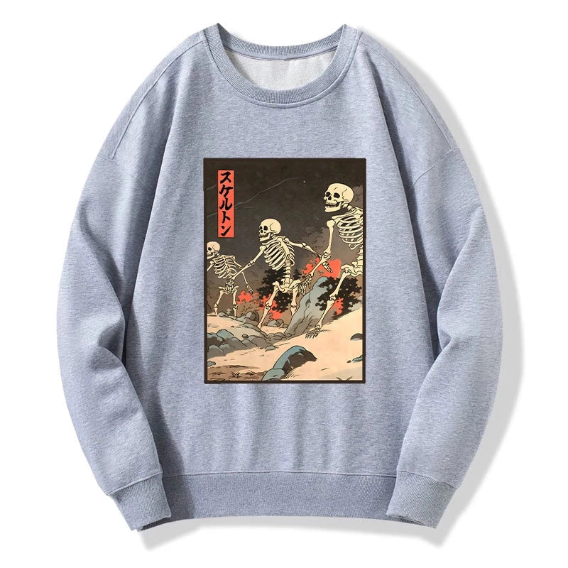 Japanese Rising Skeletons Sweatshirt