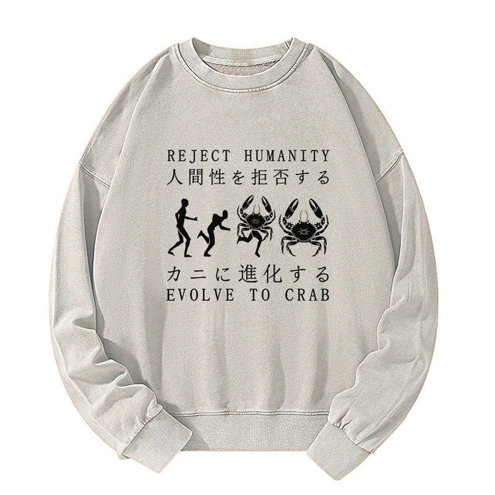 Reject Humanity Rvolve To Crab Washed Sweatshirt