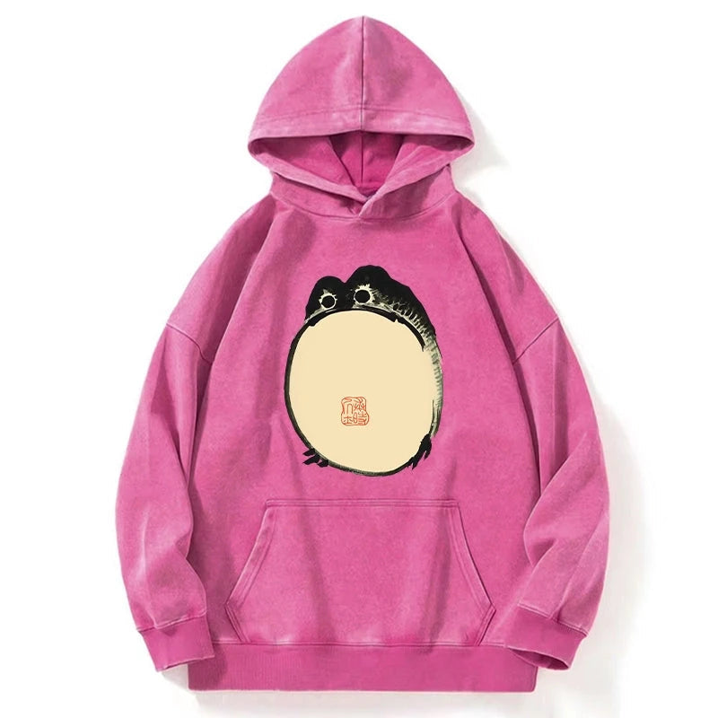 Grumpy Frog Japanese Washed Hoodie