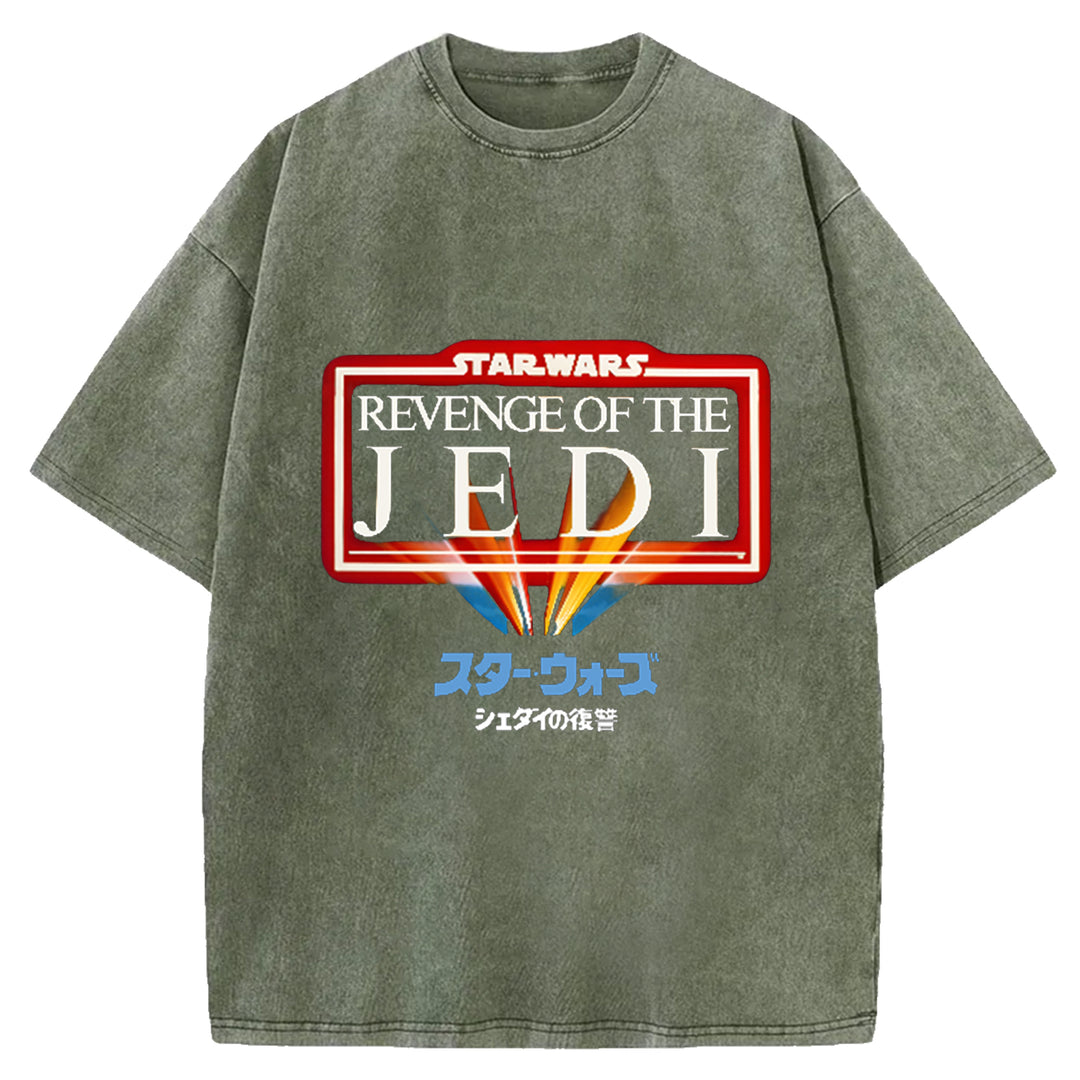 Star Wars Vintage Japanese Washed Crew Neck T-Shirt