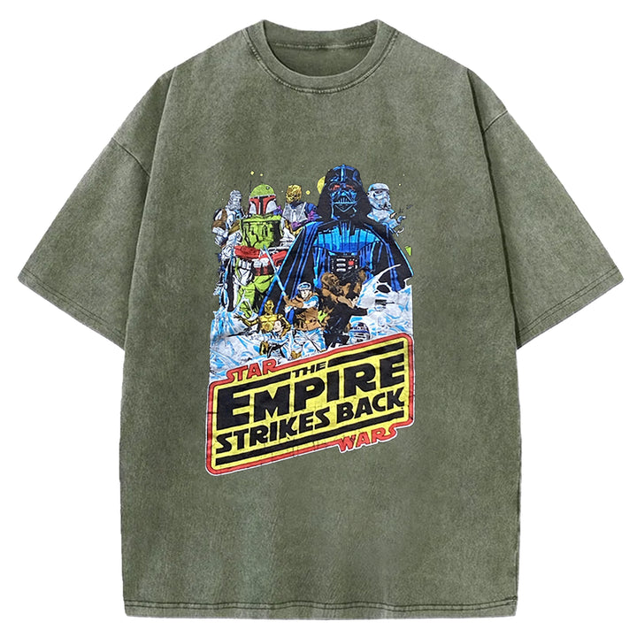 Star Wars Vintage Japanese Washed Crew Neck T-Shirt