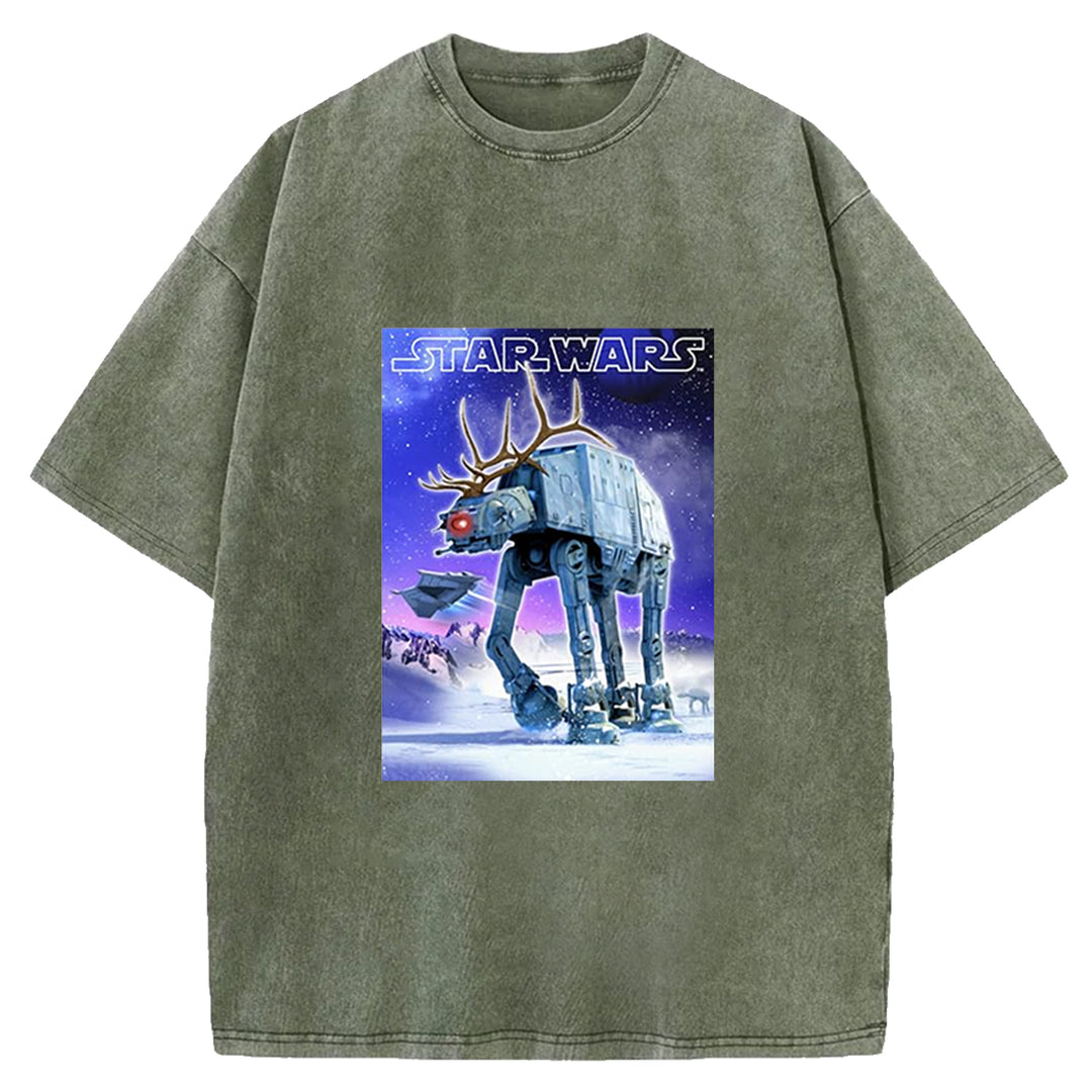 Star Wars Vintage Japanese Washed Crew Neck T-Shirt