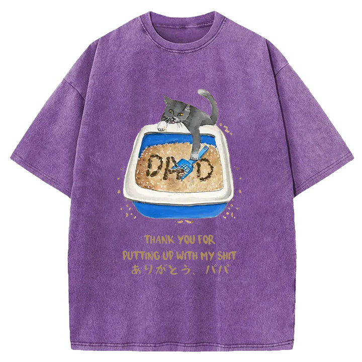 Thanks Father Washed Crew Neck T-Shirt