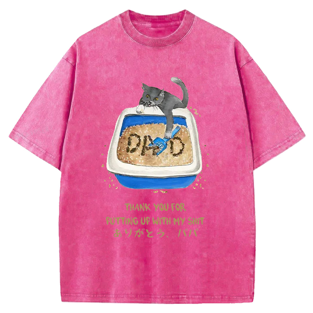 Thanks Father Washed Crew Neck T-Shirt
