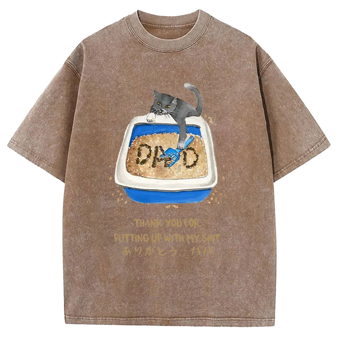 Thanks Father Washed Crew Neck T-Shirt