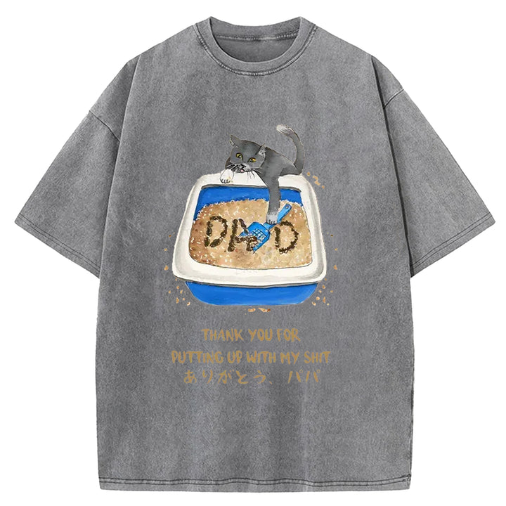 Thanks Father Washed Crew Neck T-Shirt