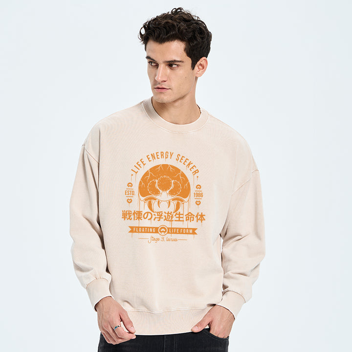 The Dangerous Larva Washed Sweatshirt