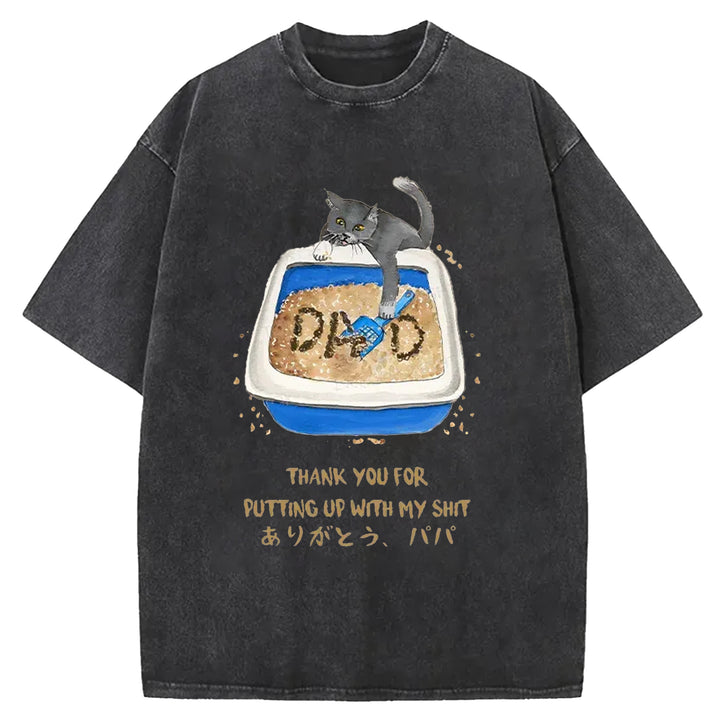 Thanks Father Washed Crew Neck T-Shirt