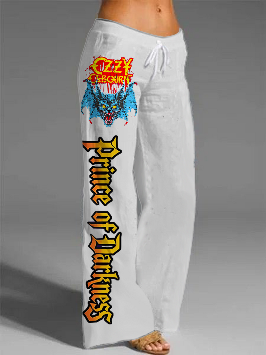 70s Heavy Metal Rock Band Printed Casual Pants