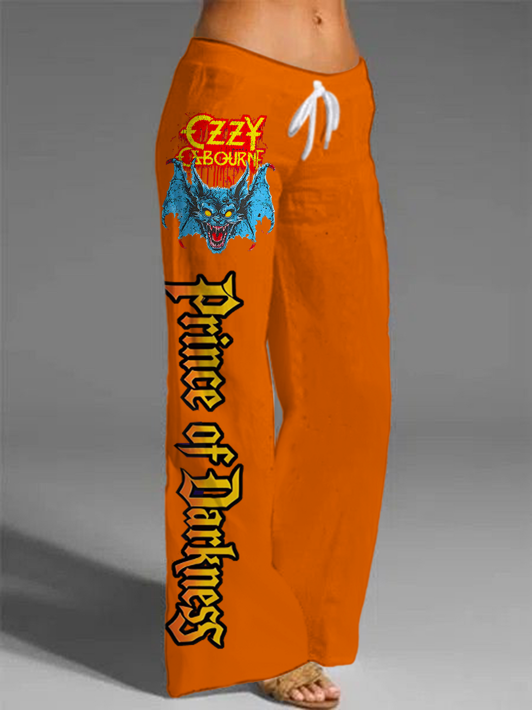70s Heavy Metal Rock Band Printed Casual Pants
