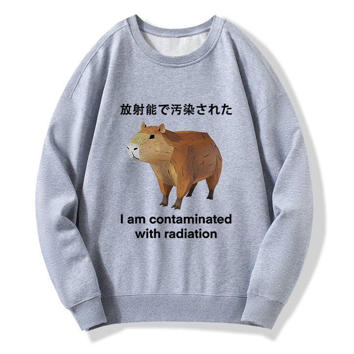 Capybara Contaminated By Radiation Sweatshirt