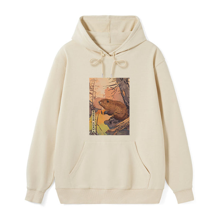 Beaver By The River Classic Hoodie