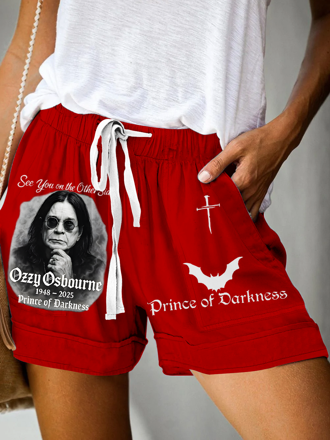 70s Heavy Metal Rock Band Casual Shorts