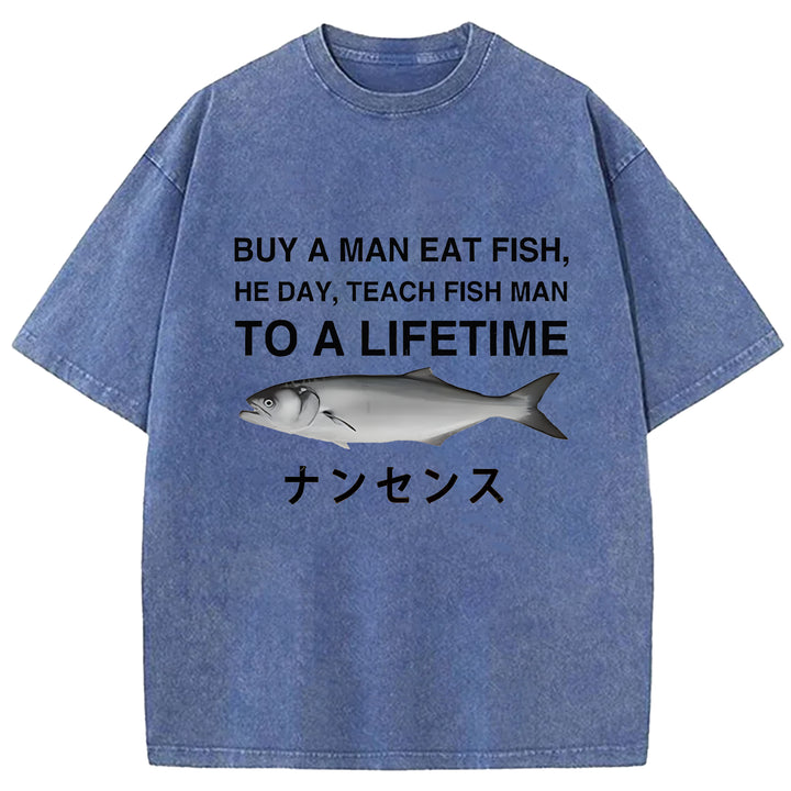 TO A LIFETIME Washed Crew Neck T-shirt