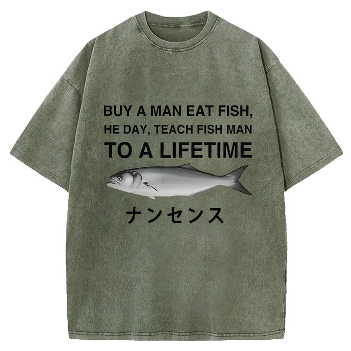 TO A LIFETIME Washed Crew Neck T-shirt