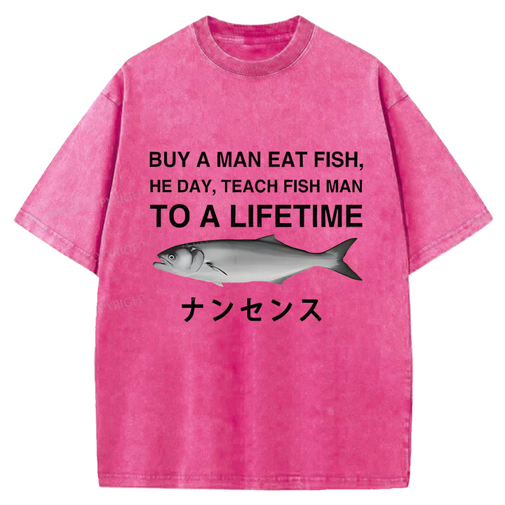 TO A LIFETIME Washed Crew Neck T-shirt
