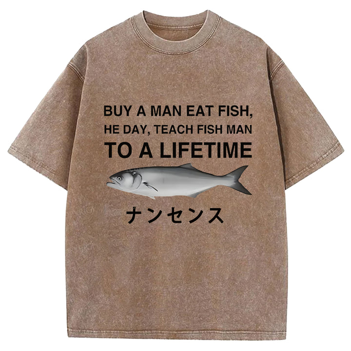 TO A LIFETIME Washed Crew Neck T-shirt