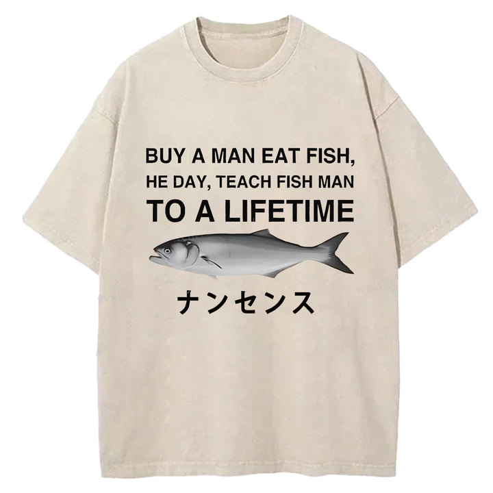 TO A LIFETIME Washed Crew Neck T-shirt