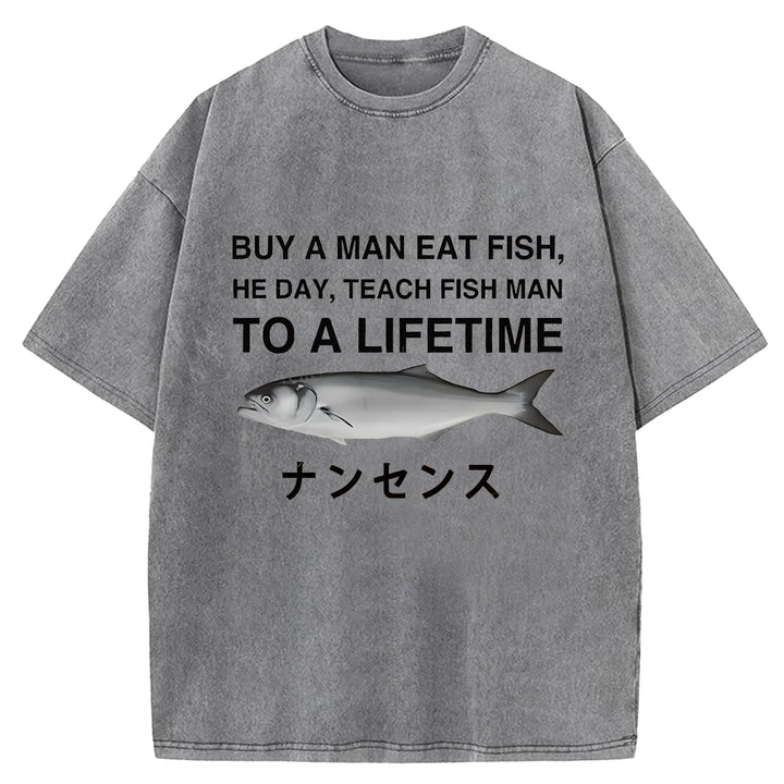 TO A LIFETIME Washed Crew Neck T-shirt