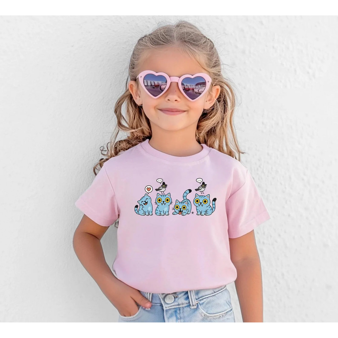 Demon Hunter Cute Pet Children's Cotton T-Shirts
