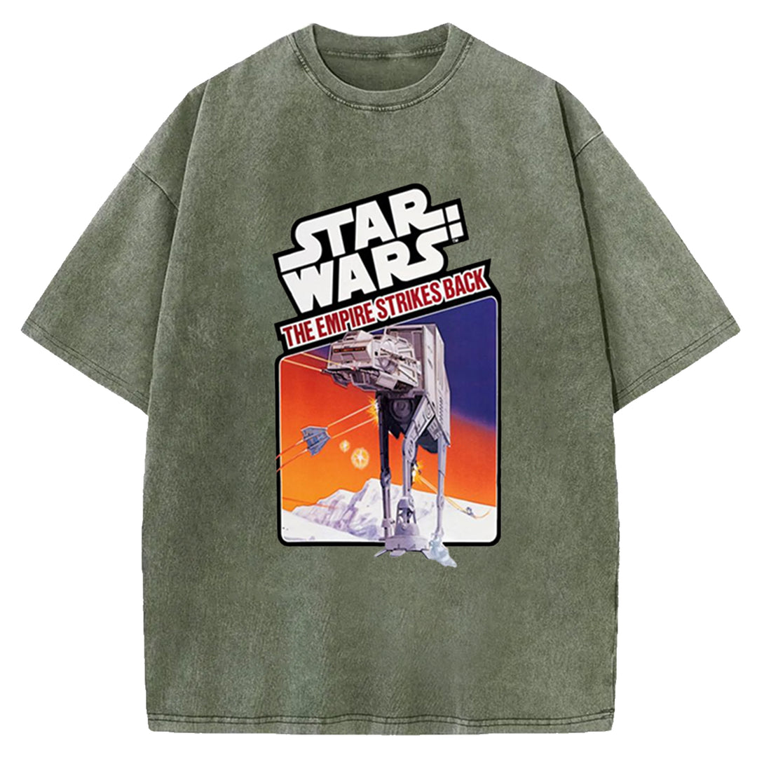 Star Wars Vintage Japanese Washed Crew Neck T-Shirt