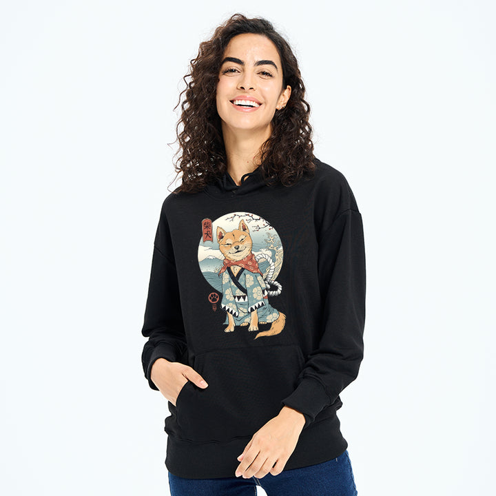 Samurai Shiba Dog Japanese Classic Hoodie