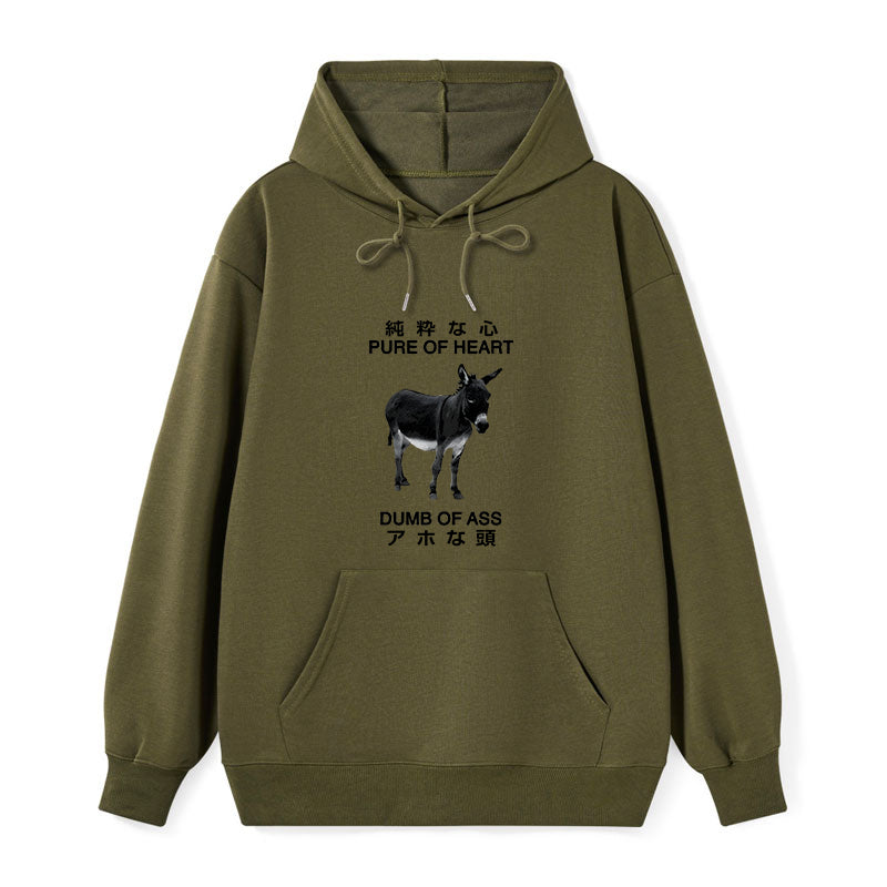 Pure Of Heart Dumb Of Ass Classic Hoodie