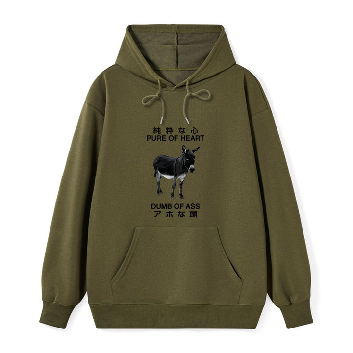 Pure Of Heart Dumb Of Ass Classic Hoodie