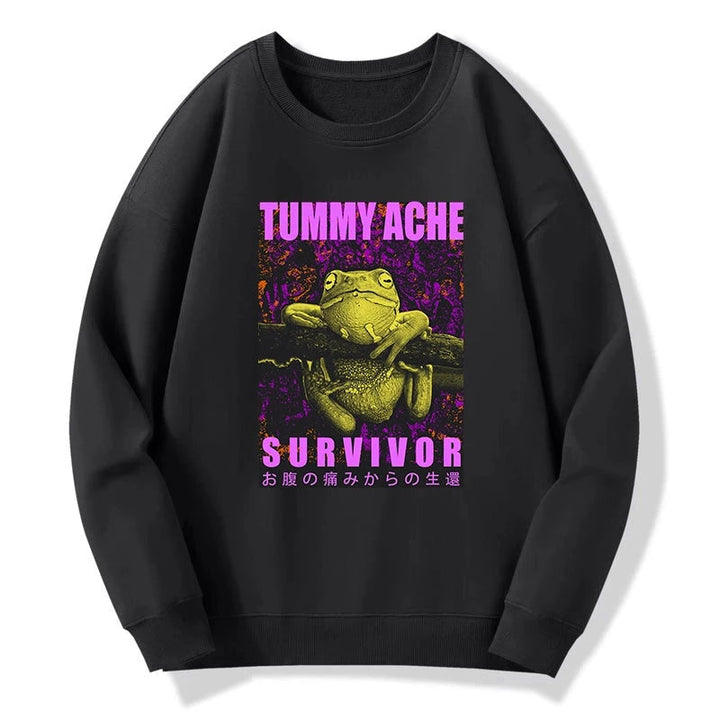 A Frog With Stomachache Sweatshirt