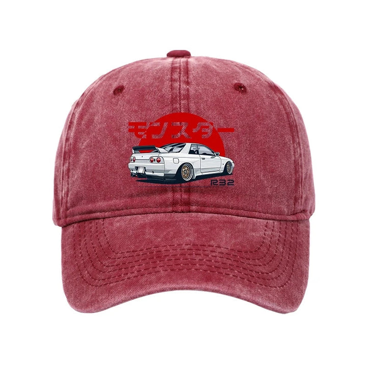 Monster. Skyline R32 GTR Washed Cap